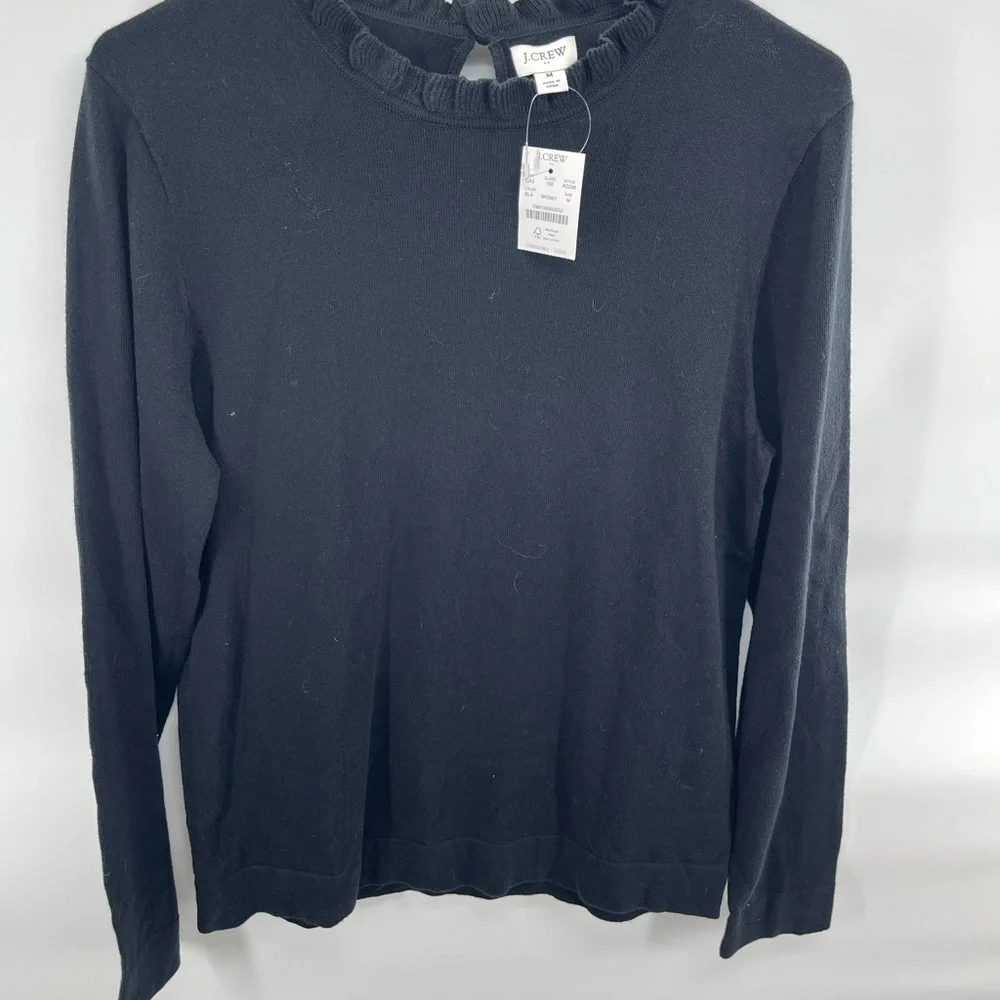 J.Crew Black Long Sleeve Top‎